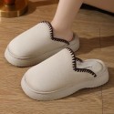 2024 new free shipping designer shoes mens flat sandals for women fury slippers winter cotton slippers warm thick soled home thick plush slippers sliders slide