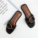 Wholesale 2024 Summer Outdoor Women Shoes Famous Designer Brand Female Heels Sandals Fashion Slipper for Lady