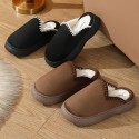 2024 new free shipping designer shoes mens flat sandals for women fury slippers winter cotton slippers warm thick soled home thick plush slippers sliders slide