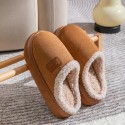free shipping shoes designer sandals flat sandals for women soft warm slides slippers winter rubber non-slip house shoes sliders slide
