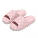 Fashion Womens Sandals Summer Plaid Soft Sole Sandale Low Heels Home Indoor Slippers Ladies Shoes