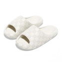 Fashion Womens Sandals Summer Plaid Soft Sole Sandale Low Heels Home Indoor Slippers Ladies Shoes
