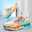 2024 New Flying Woven Breathable Men'S Shoes All Fashion Sports Shoes Student Sports Leisure Outdoor Running Shoes