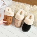 Free Shipping Womens winter fur slippers fashion casual slip-on boot women comfort booties brown beige black classic slipper designer shoes flats plush snow boots