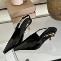 Eilyken Street Style Sexy Pointed Toe Metal Buckle Strap Women Pumps Stripper Sandals Slingback High Heels Female Shoes 240605