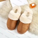 Free Shipping Womens winter fur slippers fashion casual slip-on boot women comfort booties brown beige black classic slipper designer shoes flats plush snow boots