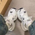Casual sports 2024 new summer ins fashion versatile China-Chic niche design thick soled dad shoes women