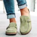 Women Slippers Retro Shoes Slip On Mules Ladies Comfort Flats Sandals Female New Plus Size35- 43 Casual Men Summer Flat Clogs Zapatos Mujer