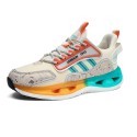 2024 New Flying Woven Breathable Men'S Shoes All Fashion Sports Shoes Student Sports Leisure Outdoor Running Shoes