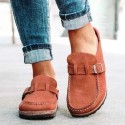 Women Slippers Retro Shoes Slip On Mules Ladies Comfort Flats Sandals Female New Plus Size35- 43 Casual Men Summer Flat Clogs Zapatos Mujer