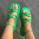 Sandals Rome Open Toe Flats Platform Casual Women Designer Shoes 2024 Summer Party Dress Slippers Slides Zapatillas Femme