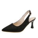 Designer High Heels Sandals Women 2024 Summer Pointed Toe Ankle Straps Pumps Woman Plus Size 42 Thin Heeled Party Shoes