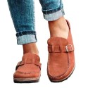 Women Slippers Retro Shoes Slip On Mules Ladies Comfort Flats Sandals Female New Plus Size35- 43 Casual Men Summer Flat Clogs Zapatos Mujer