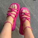 Sandals Rome Open Toe Flats Platform Casual Women Designer Shoes 2024 Summer Party Dress Slippers Slides Zapatillas Femme