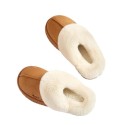 Free Shipping Womens winter fur slippers fashion casual slip-on boot women comfort booties brown beige black classic slipper designer shoes flats plush snow boots