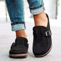 Women Slippers Retro Shoes Slip On Mules Ladies Comfort Flats Sandals Female New Plus Size35- 43 Casual Men Summer Flat Clogs Zapatos Mujer