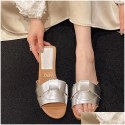Slippers Designer Traf Womens Flat Slider Comfortable Shoes Casual Sole Summer Sandals 240611 Drop Delivery Accessories Dhmeq