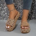 Free Shiping Womens Platform Slide Summer Slide Womens Shoes Designer Flat Shoes Outdoor Flower Sandals Womens Beach Shoes