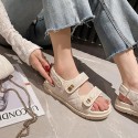 Sandals Women Designers Soft Bottom Summer Platform Sandalias Mujer Elegant Shoes